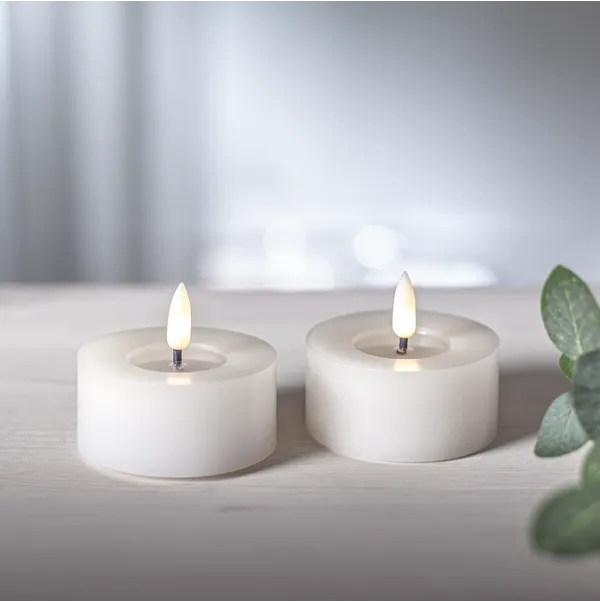 LED Värmeljus 2-pack Flamme Flow - Star Trading hos Lilla Hem