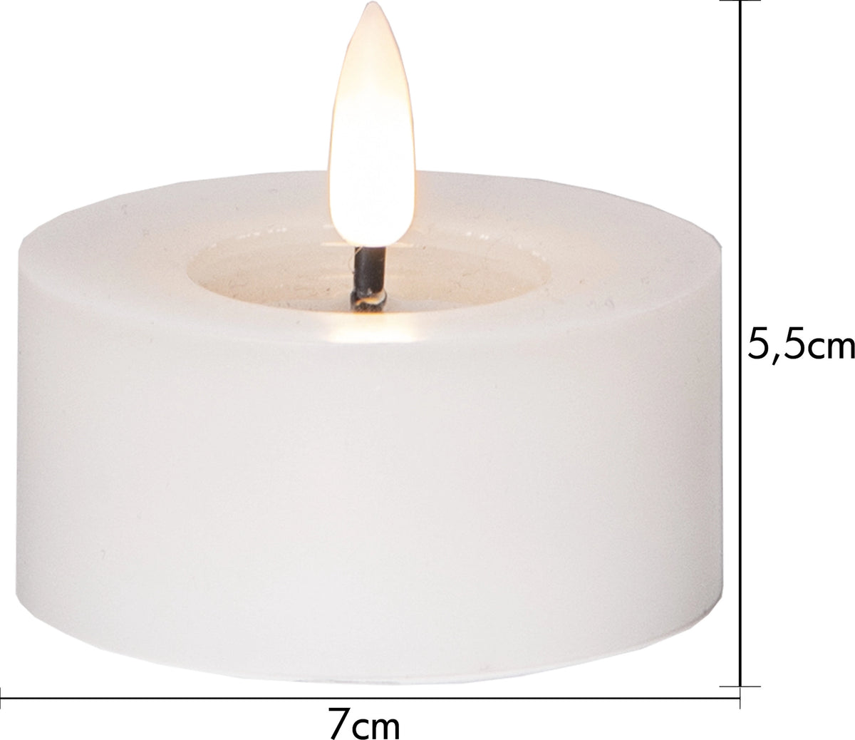 LED Värmeljus 2-pack Flamme Flow - Star Trading hos Lilla Hem
