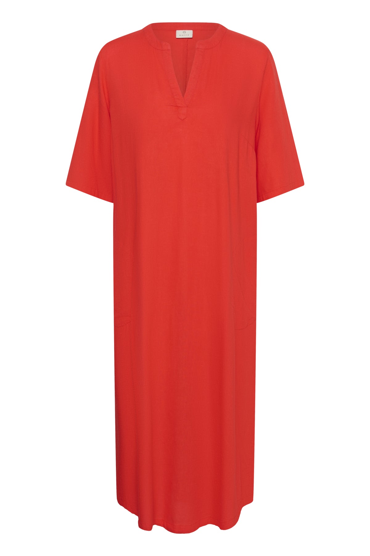 KAmilia Kaftan Dress Poppy Red framsida | Lilla Hem