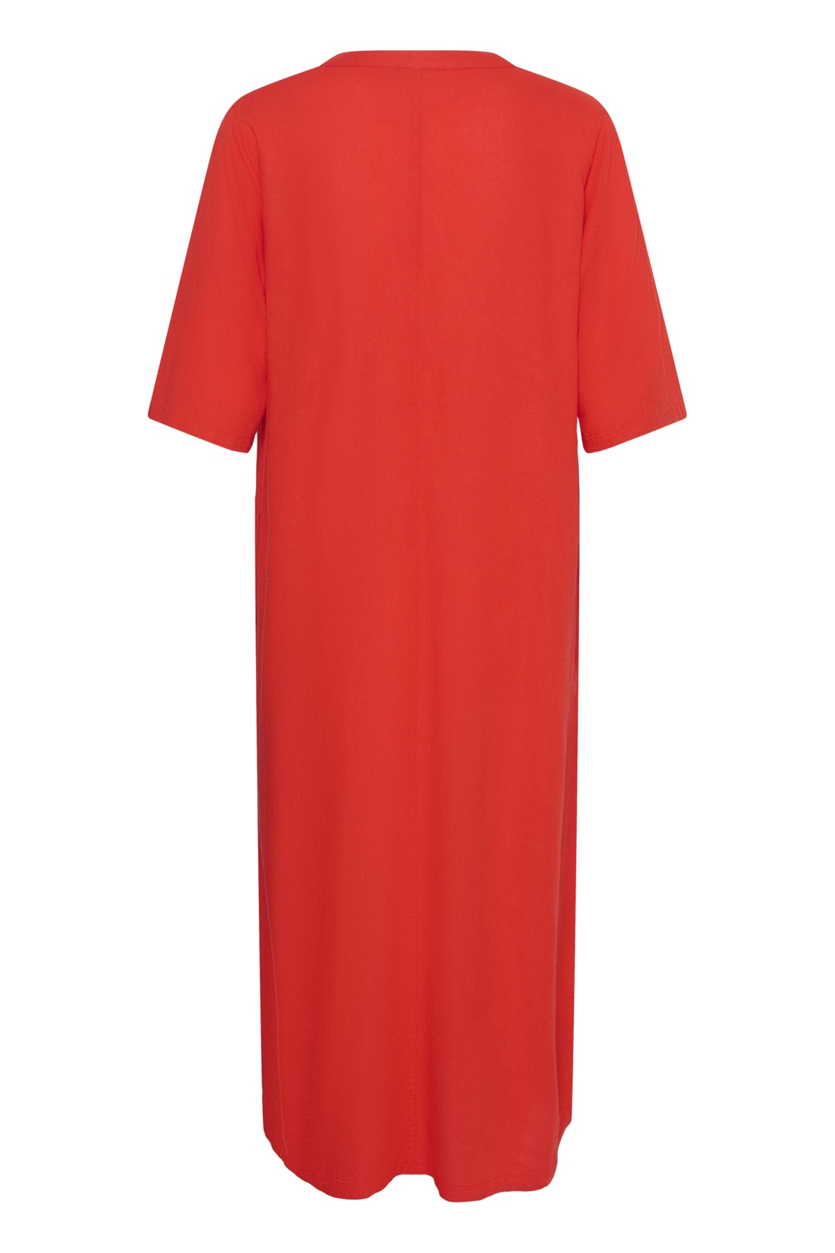 KAmilia Kaftan Dress Poppy Red baksida | Lilla Hem