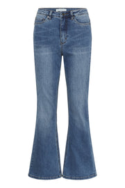 KAforest HW 1slim Fit Jeans Medium Blue Denim framsida | Lilla Hem