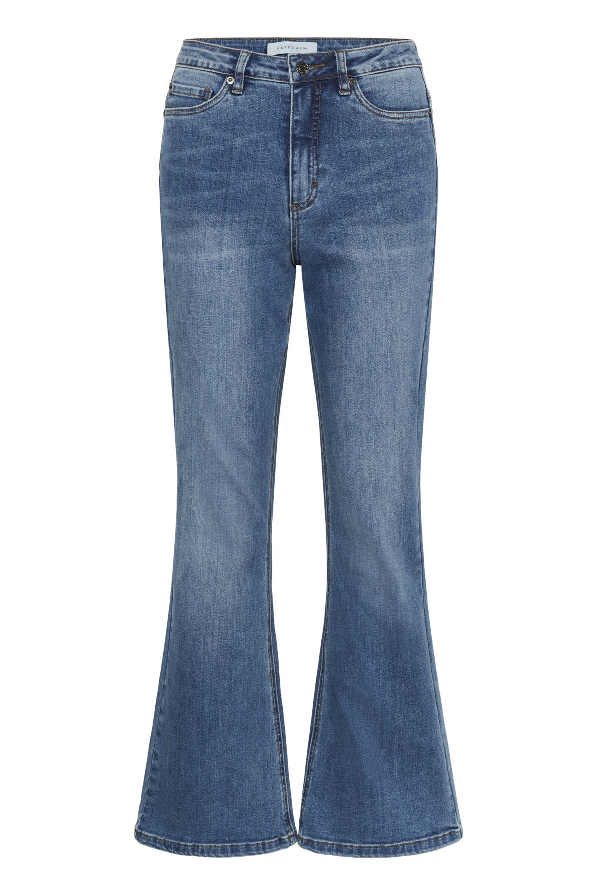 KAforest HW 1slim Fit Jeans Medium Blue Denim framsida | Lilla Hem