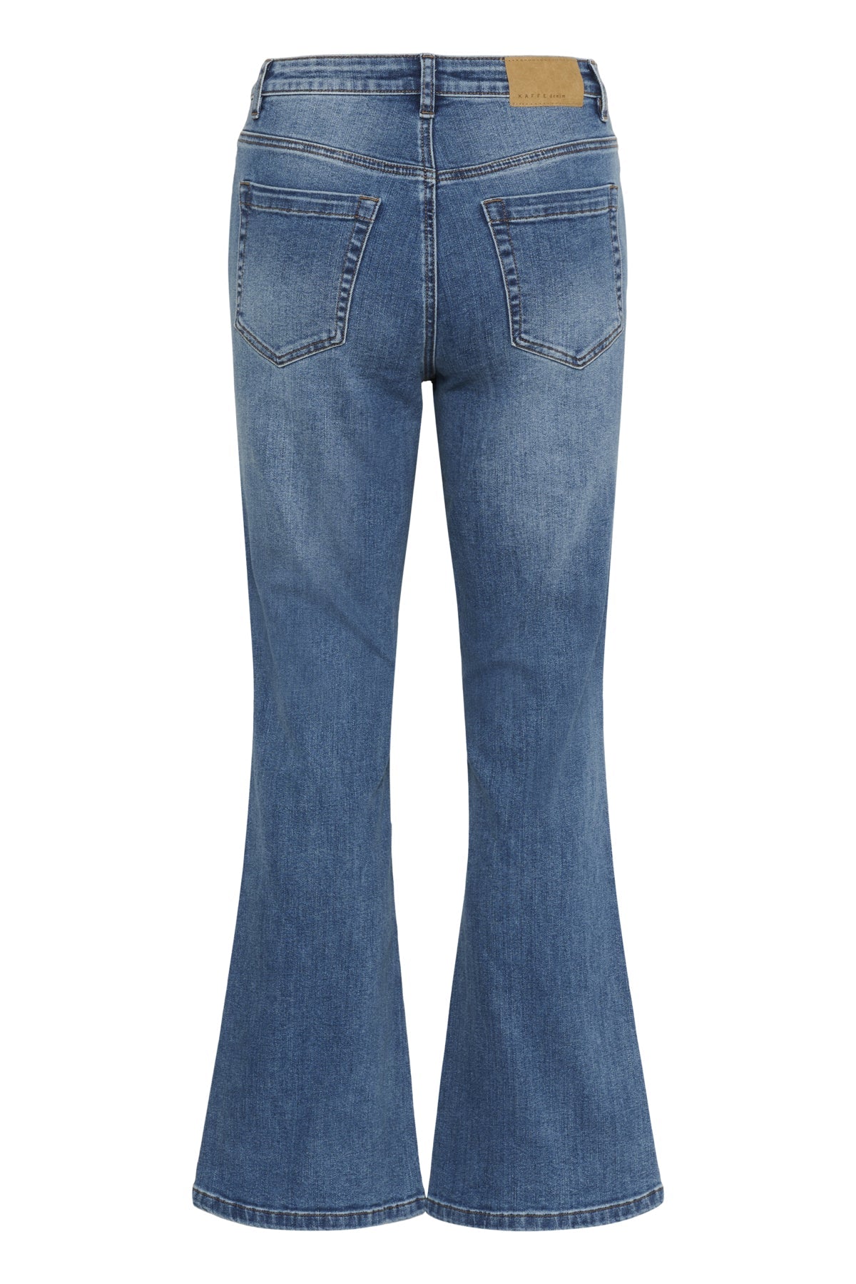 KAforest HW 1slim Fit Jeans Medium Blue Denim baksida | Lilla Hem