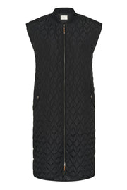 KAlelia Quilt Waist Coat Black Deep framsida - Kaffe | Lilla Hem
