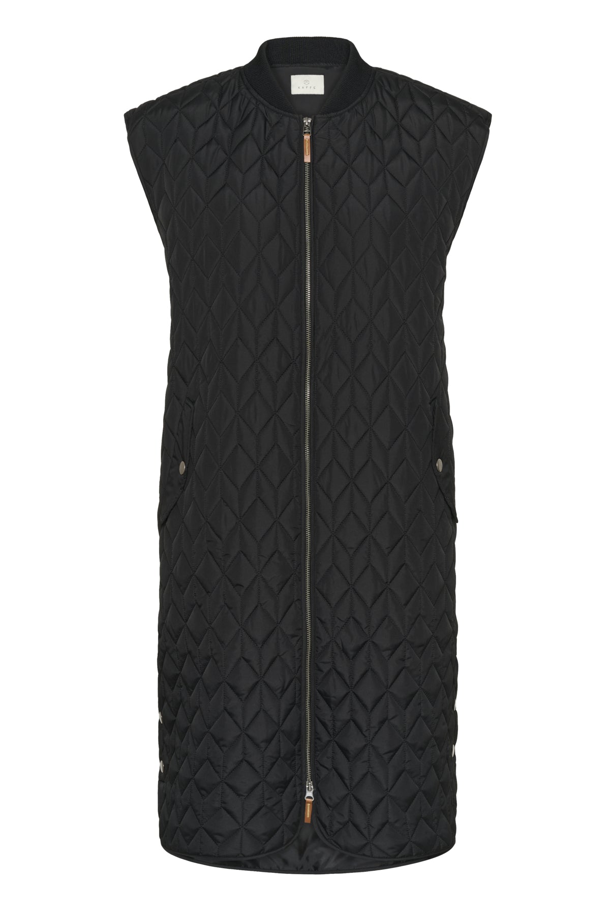 KAlelia Quilt Waist Coat Black Deep framsida - Kaffe | Lilla Hem