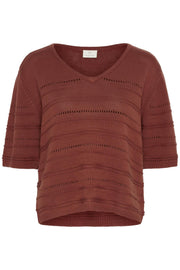 KAmellie Knit Pullover Henna framsida | Lilla Hem