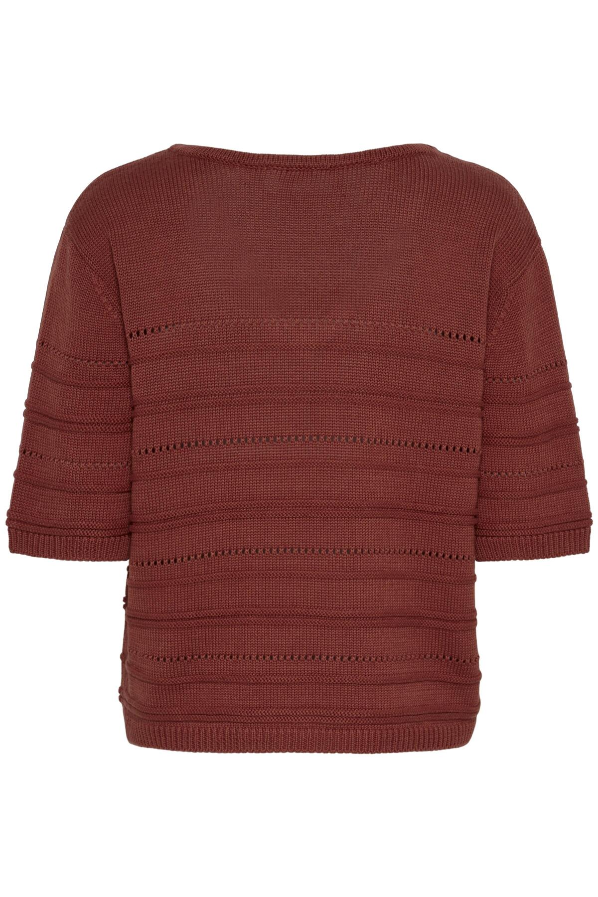 KAmellie Knit Pullover Henna baksida | Lilla Hem