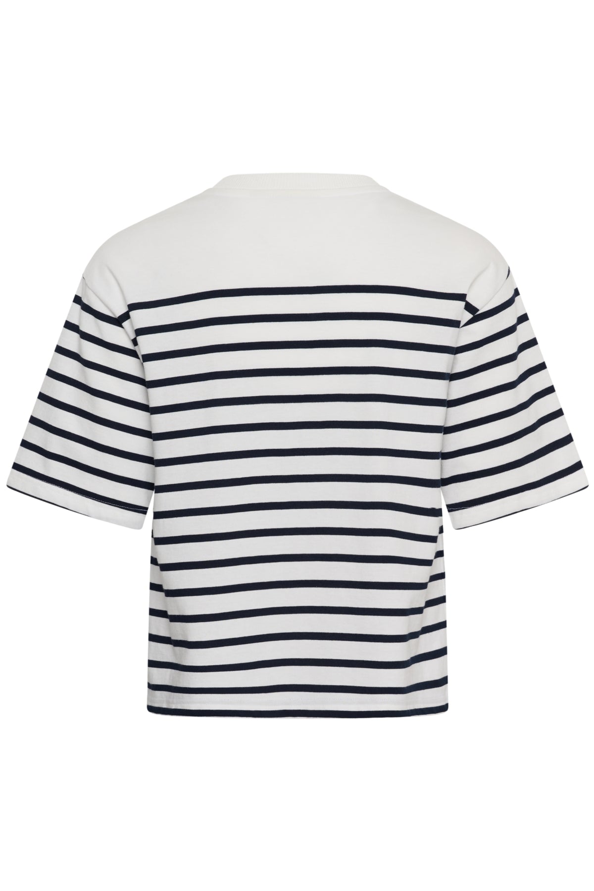 KAnolia T-Shirt Chalk/Midnight Marine Stripe baksida | Lilla Hem
