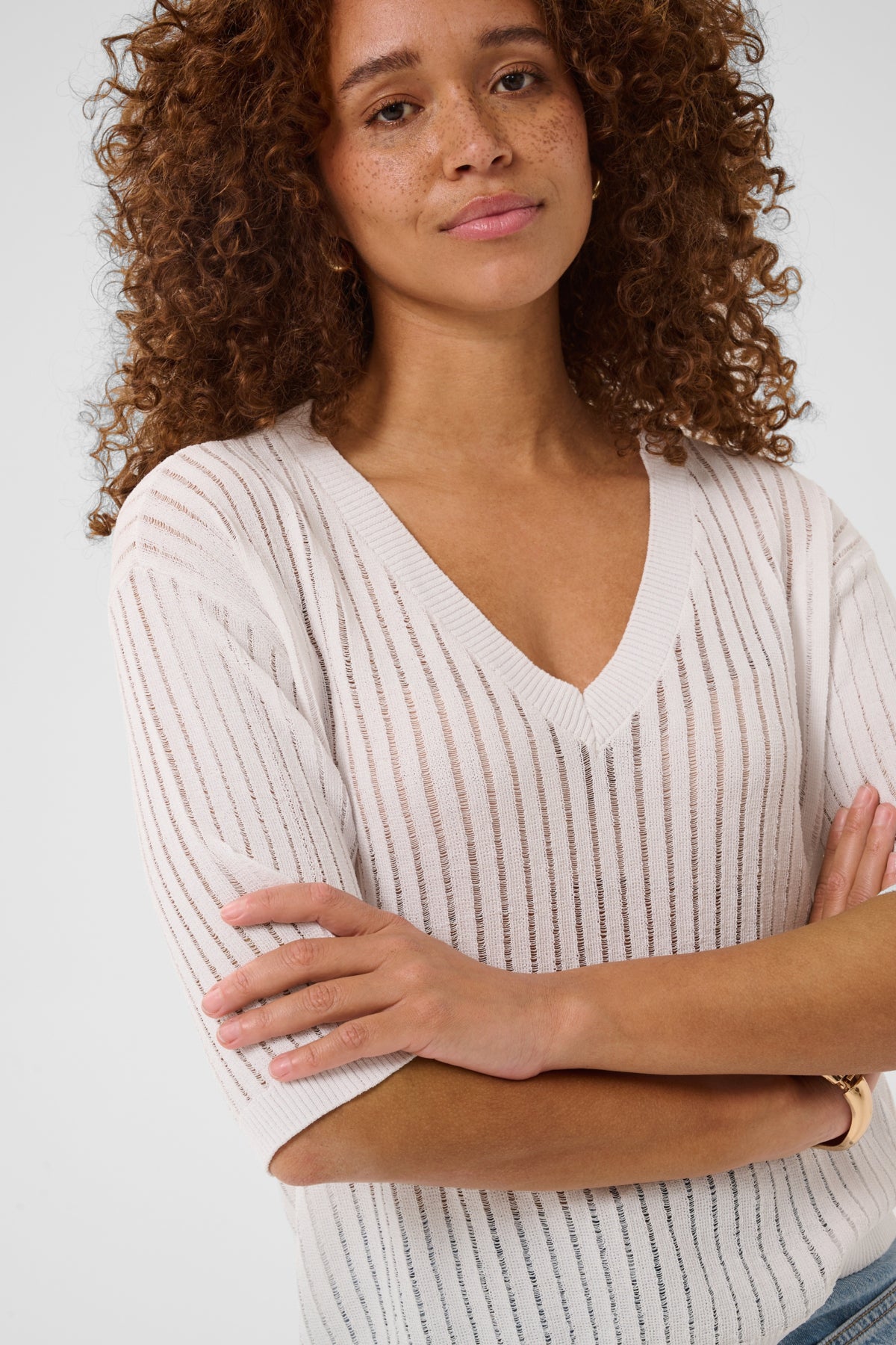 KAabalina V-Neck Pullover | KAFFE | Lilla Hem