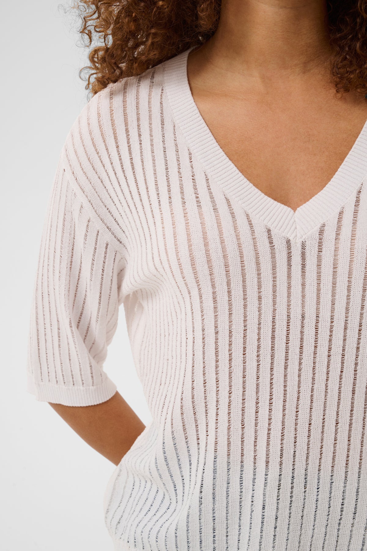 KAabalina V-Neck Pullover | KAFFE | Lilla Hem