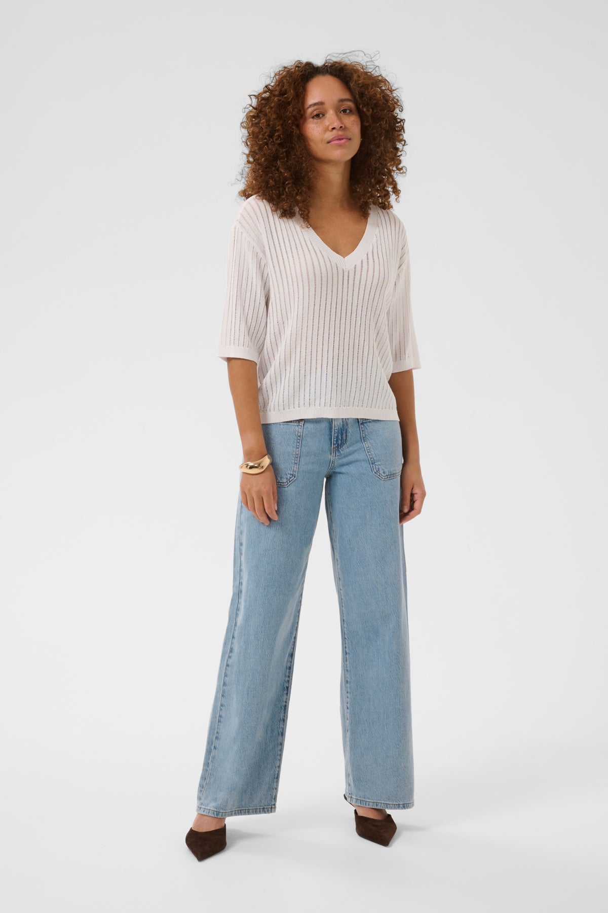 KAabalina V-Neck Pullover | KAFFE | Lilla Hem