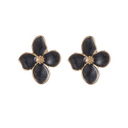 Örhängen Black Flower | Lilla Hem