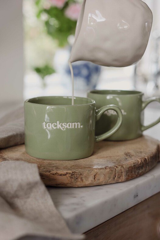 Mugg Feelgood - Tacksam i Grön från Majas Cottage | Lilla Hem