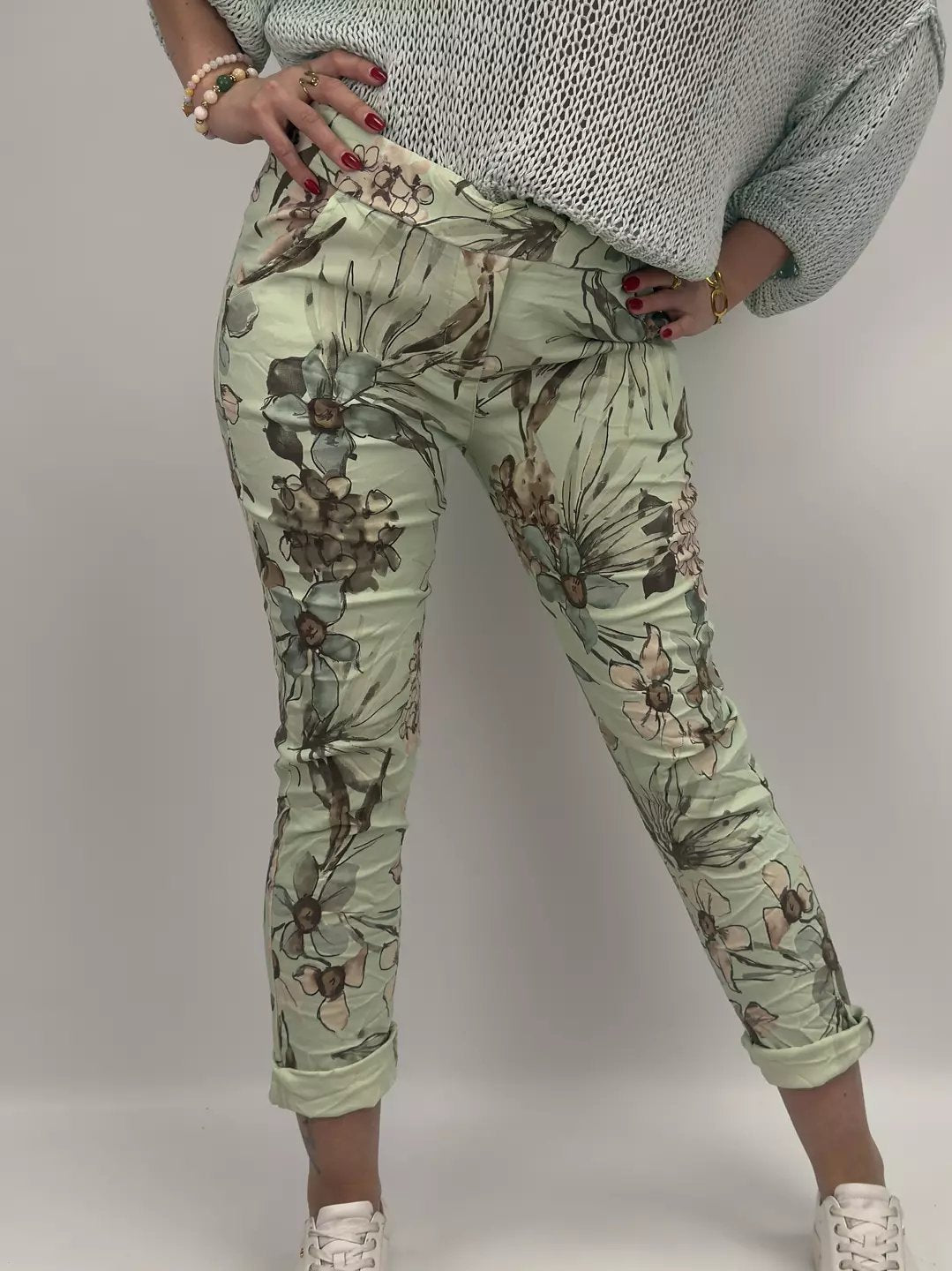 Mönstrade Stretchbyxor | Lilla Hem