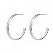 Annie Hoop 40mm Silver - Bud To Rose hos Lilla Hem