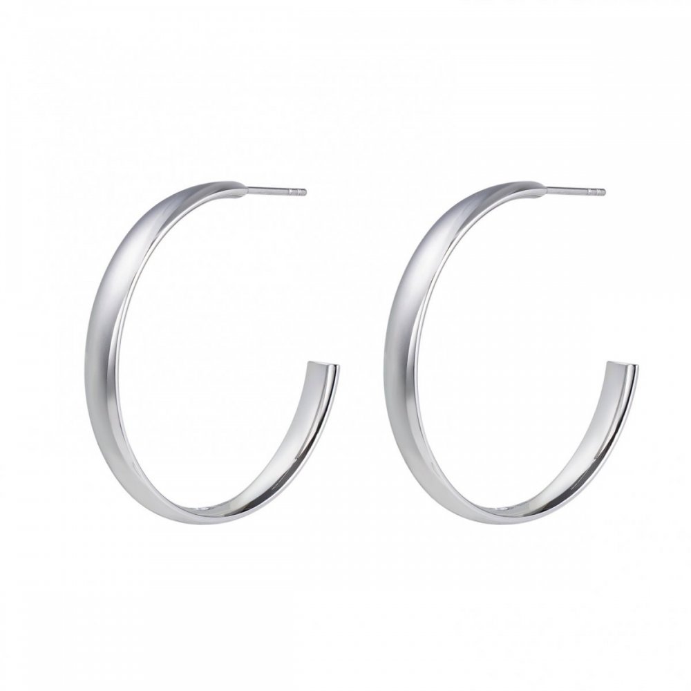 Annie Hoop 40mm Silver - Bud To Rose hos Lilla Hem