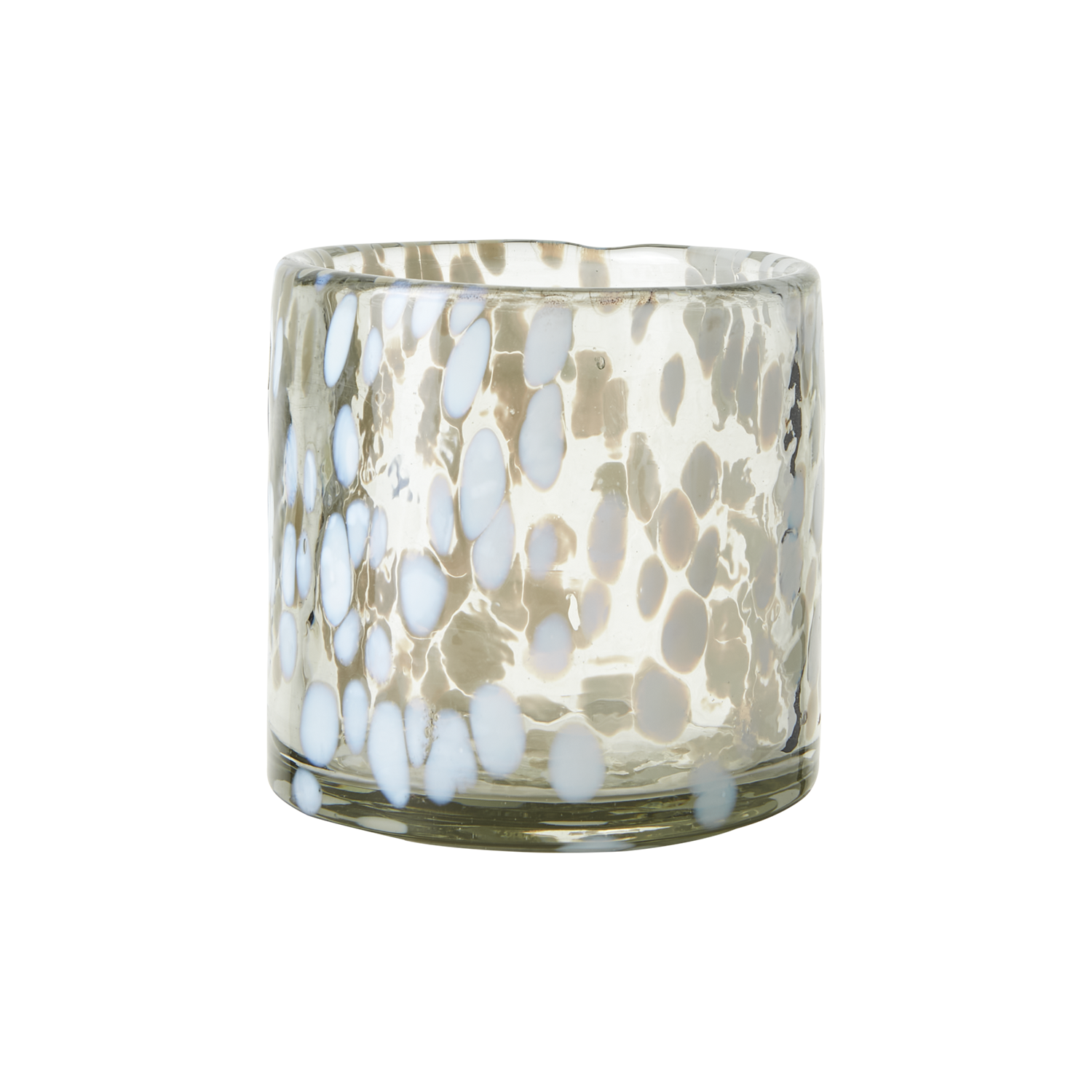 PARTY Värmeljushållare S Vit/isblå - Affari of Sweden hos Lilla Hem