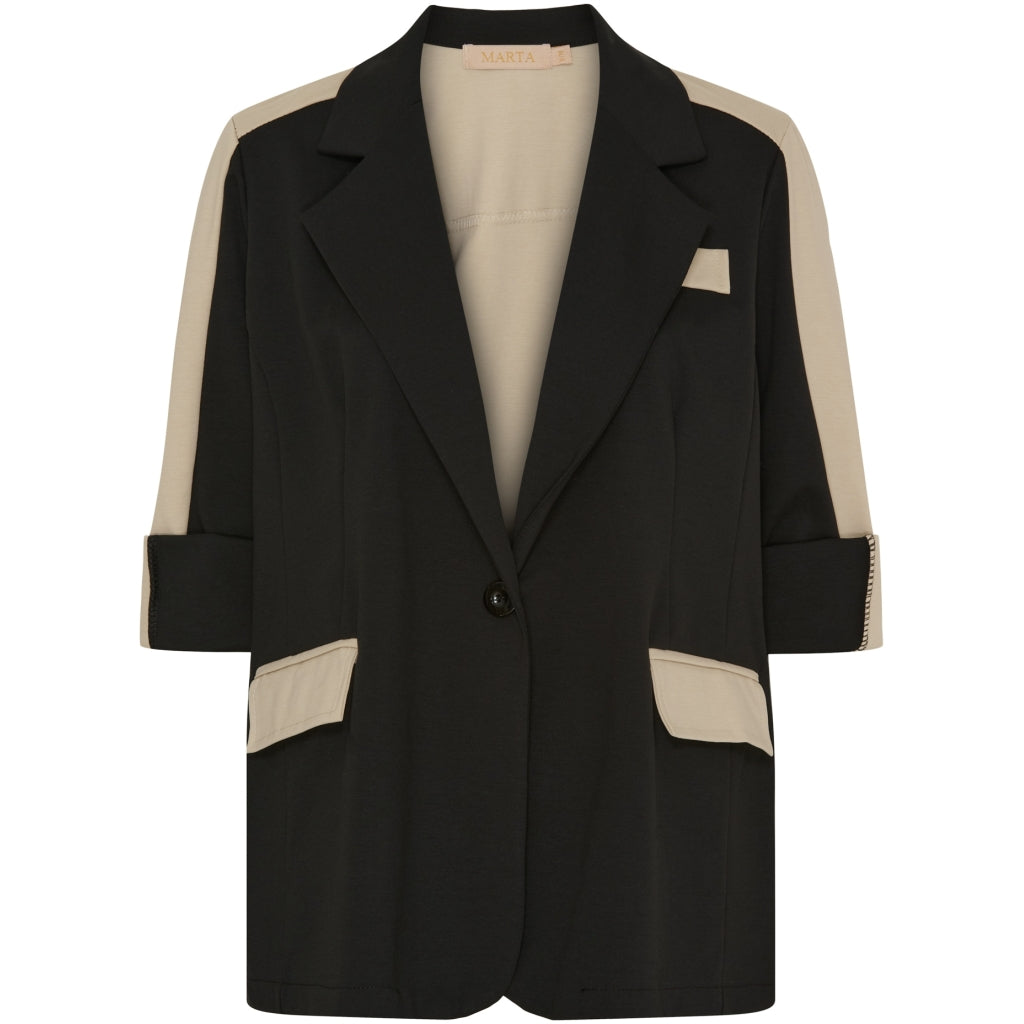 69237 Black/Beige MdcMadelina Blazer S/M - MARTA du Chateau hos Lilla Hem
