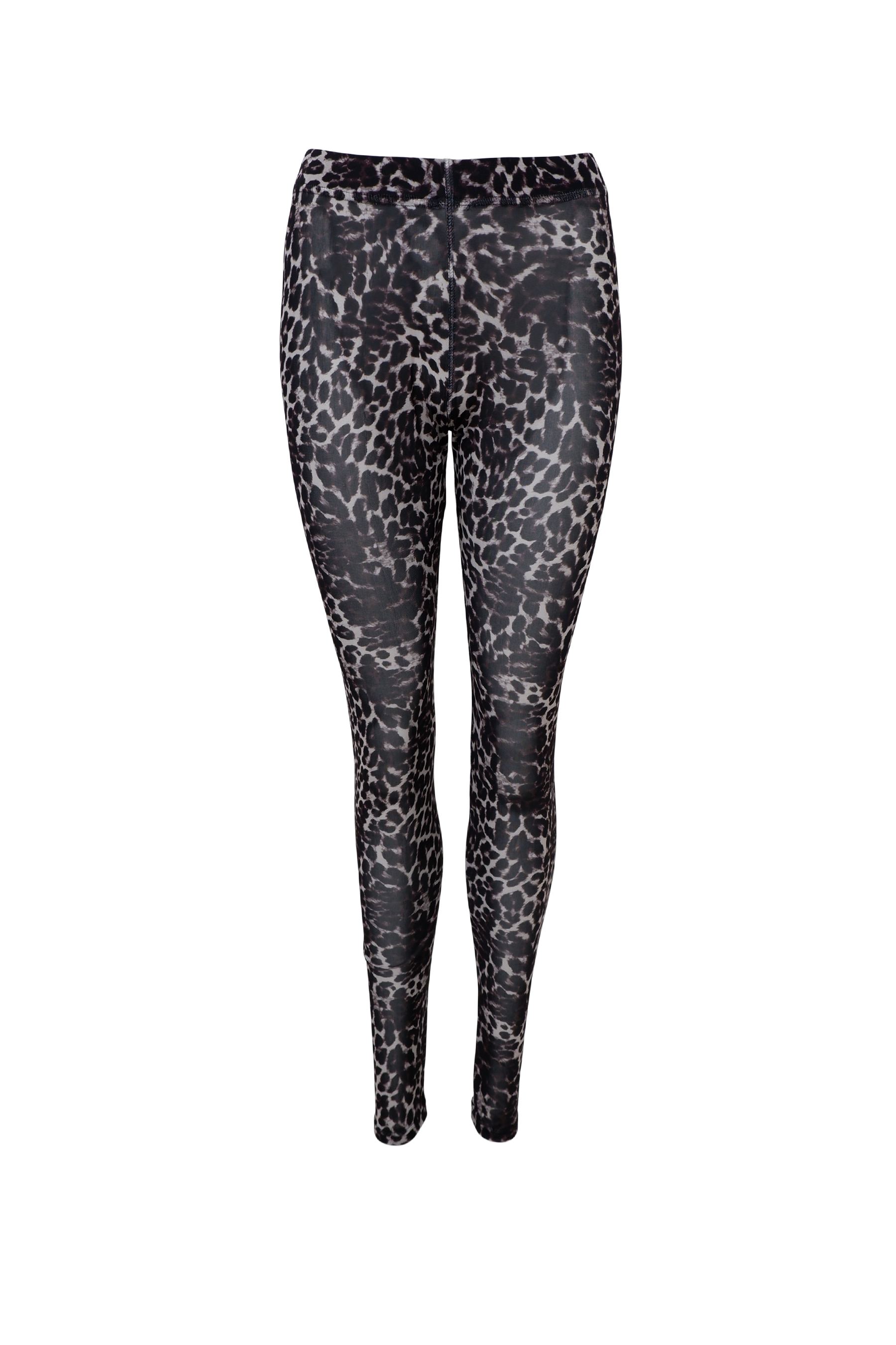 BCANNIE mesh leggings L/XL Grey Leo - Black Colour hos Lilla Hem