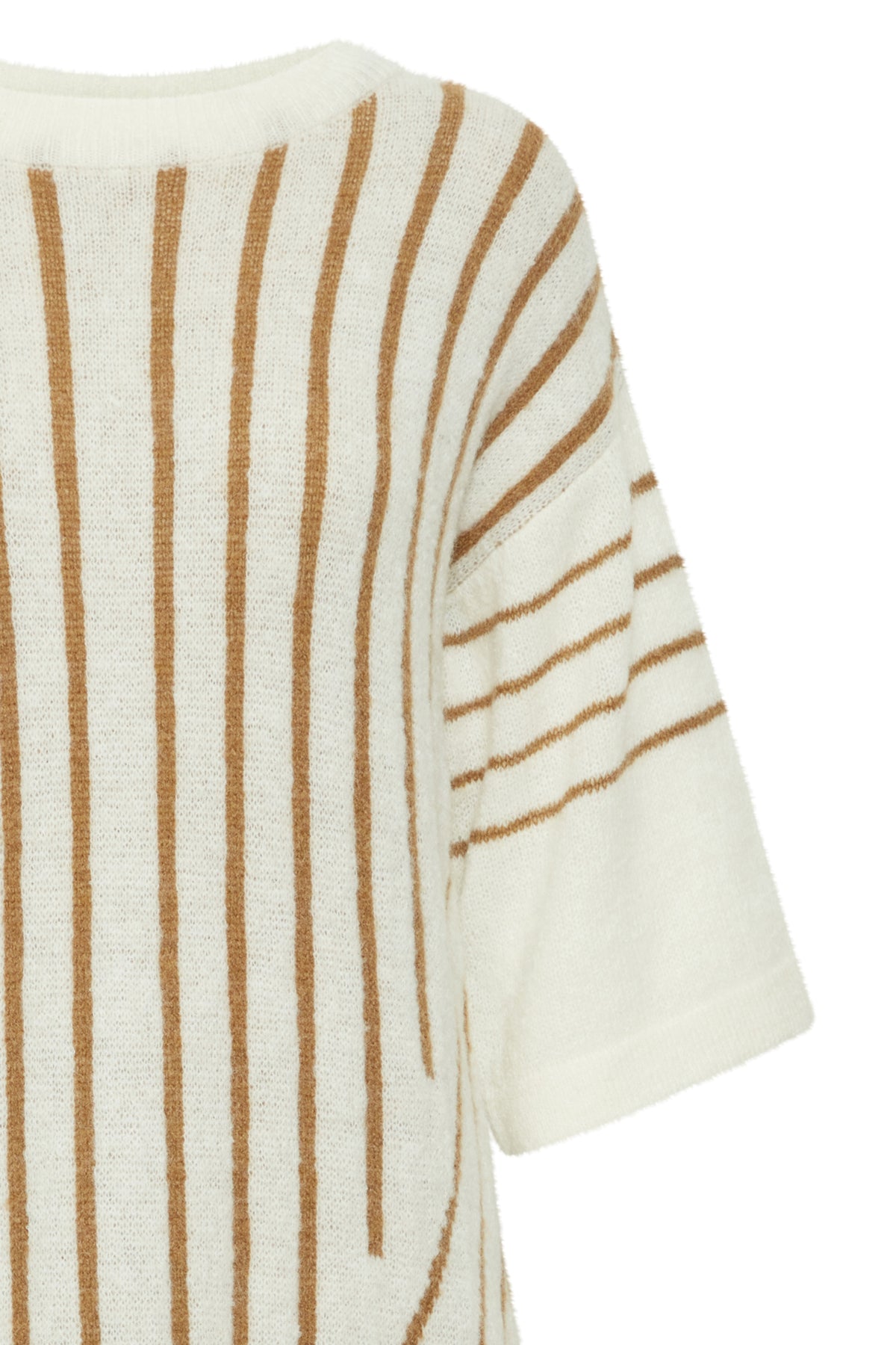 BYOTIKI JACQUARD DRESS Marshmallow Mix - B. YOUNG | Lilla Hem