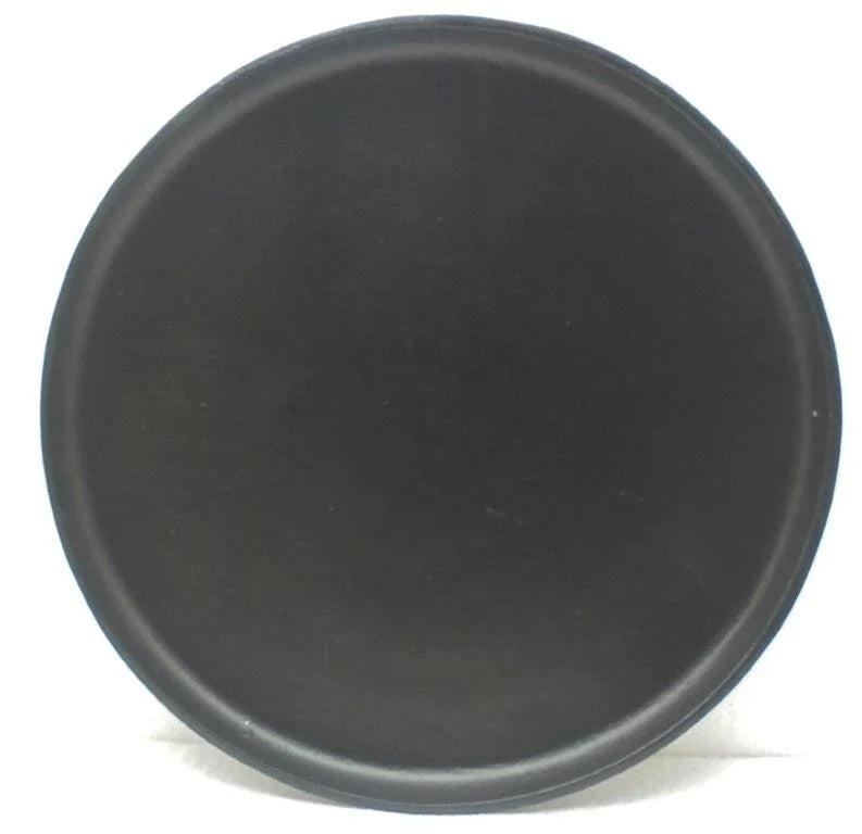 Ljusfat / Dekorfat GROV M, Svart, Aluminium, D31xH1,5cm - Milton Home hos Lilla Hem