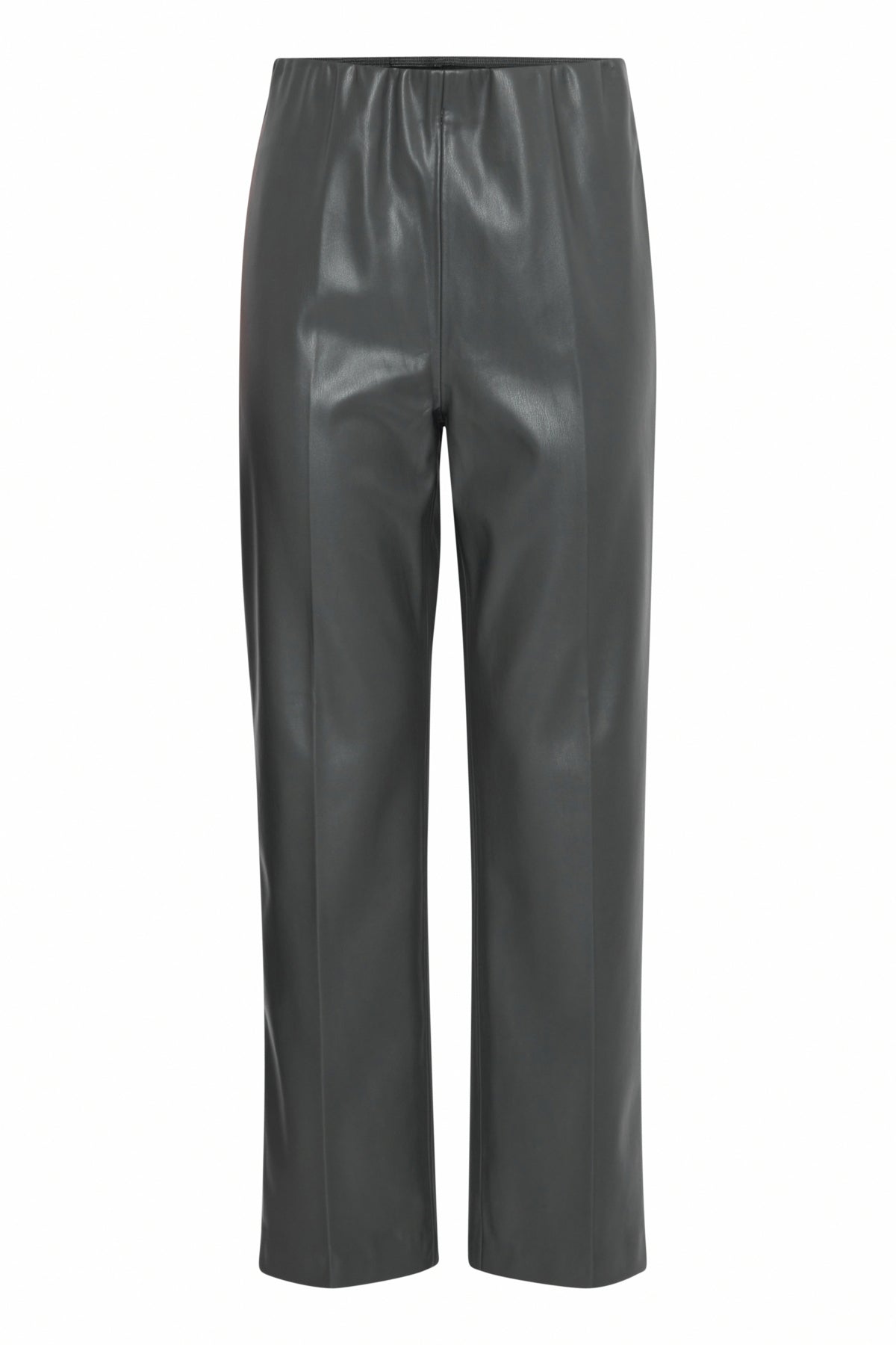 BYDAJA STRAIGHT PANTS - Trousers XL Asphalt - B. YOUNG hos Lilla Hem