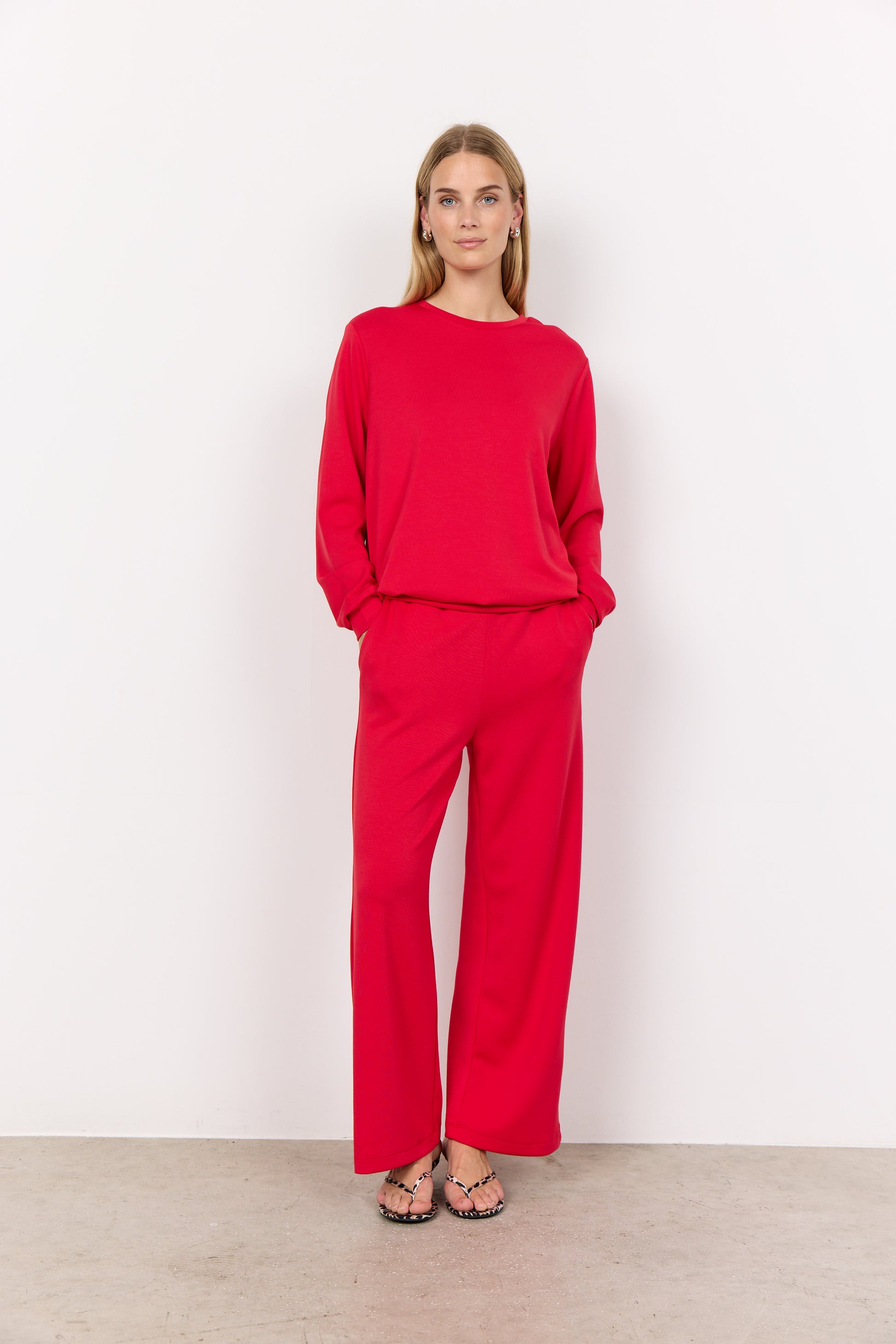 Sweatshirt SC-BANU 185 4820 Lipstick - Soya Concept | Lilla Hem