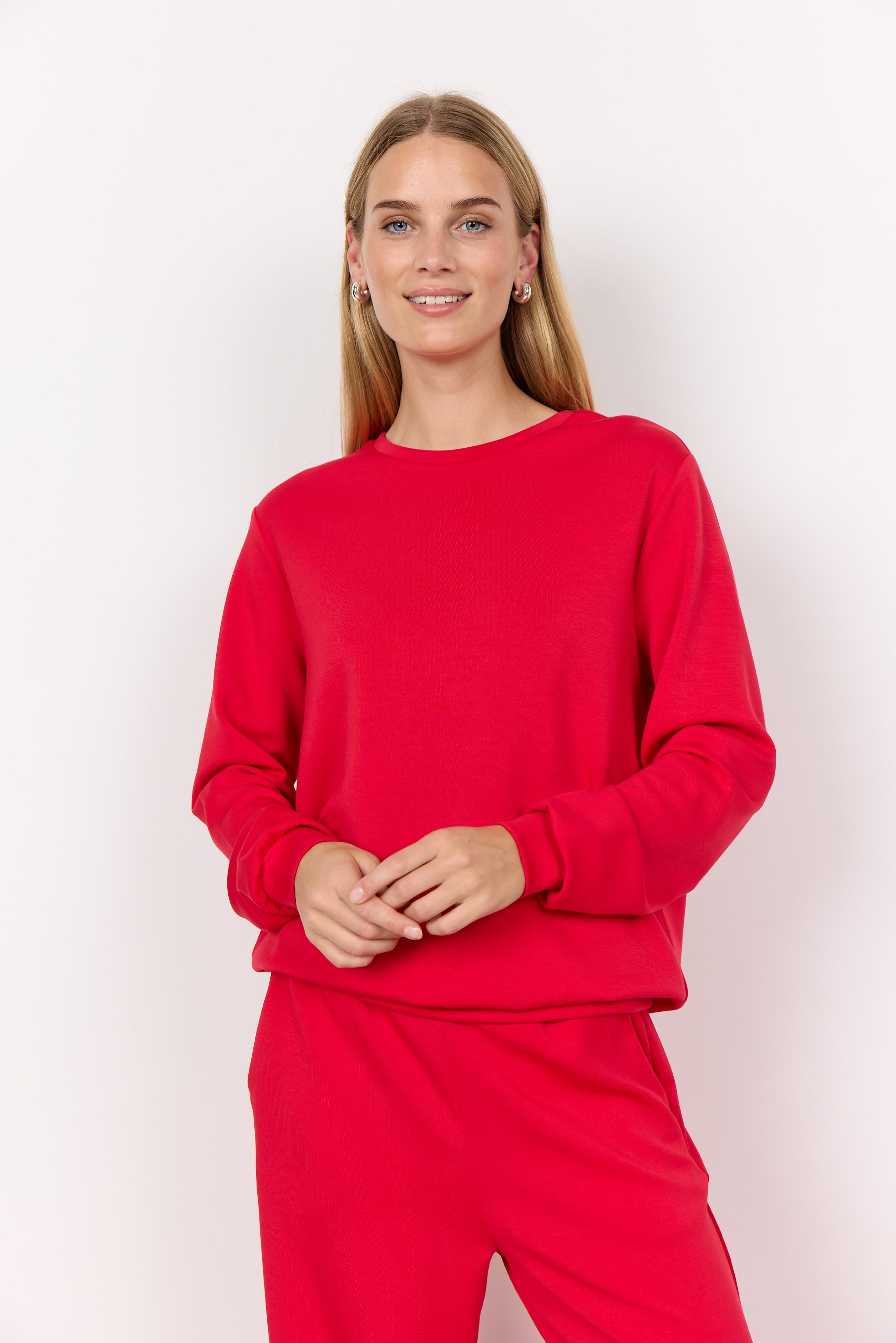 Sweatshirt SC-BANU 185 4820 Lipstick - Soya Concept | Lilla Hem