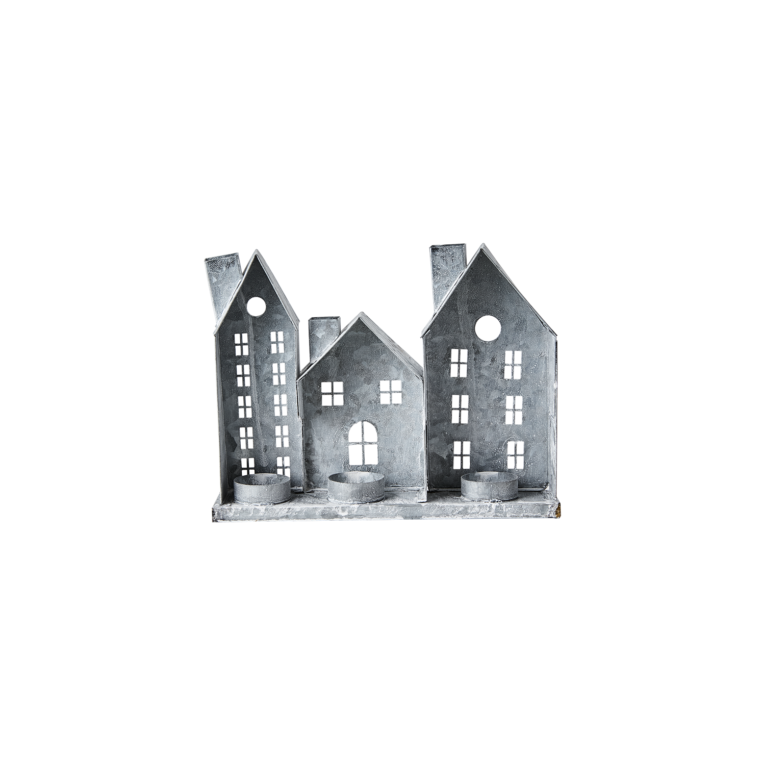 FENIX Ljuslykta Hus, Grå/vit L-26 - Affari of Sweden | Lilla Hem