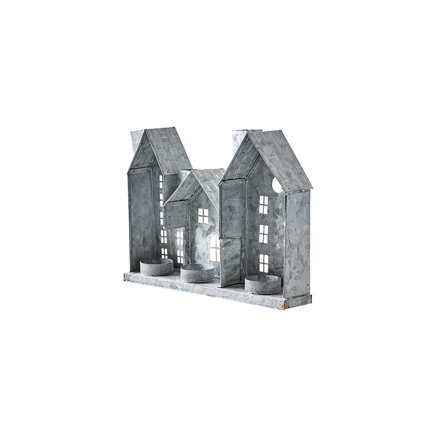 FENIX Ljuslykta Hus, Grå/vit L-26 - Affari of Sweden | Lilla Hem