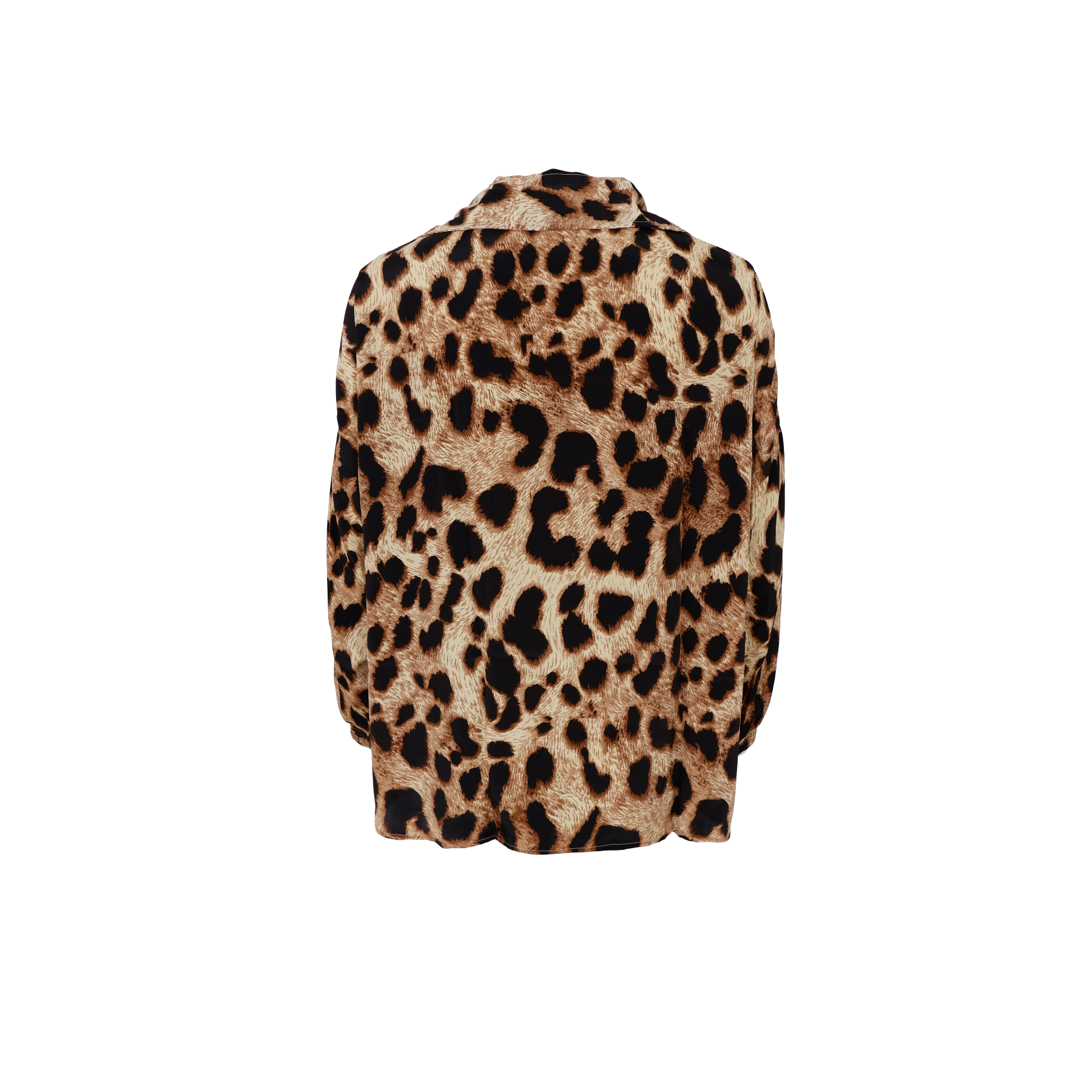 BCLUNA Kaftan Blouse Golden Leopard - Black Colour | Lilla Hem