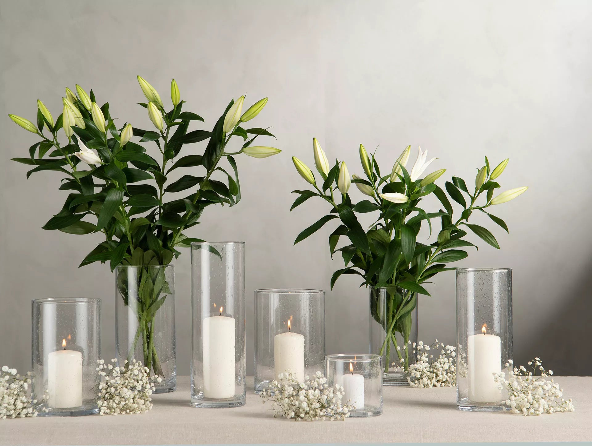 Vas Cylinder Bubbles Ø12x20cm - A Lot Decoration | Lilla Hem