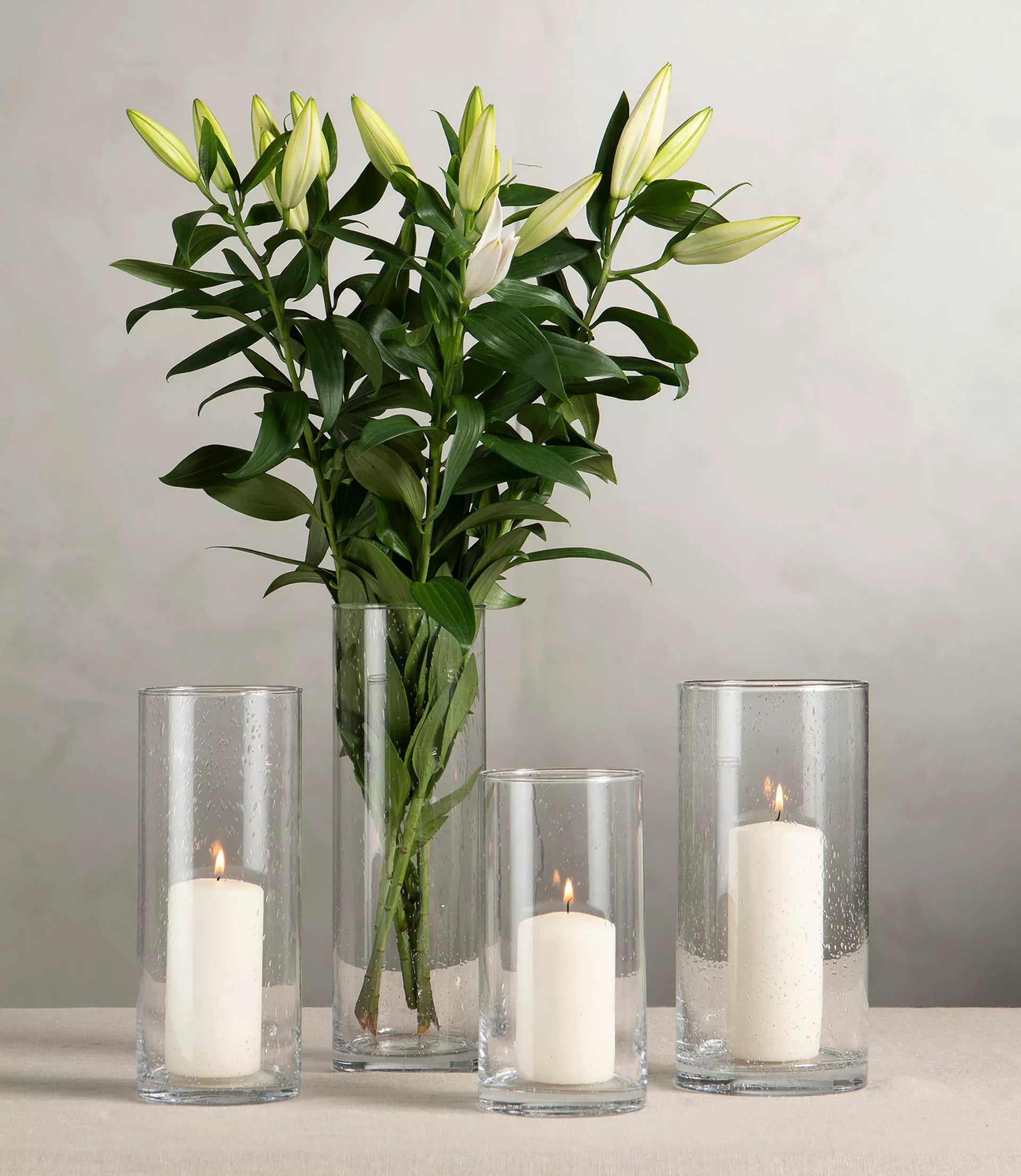 Vas Cylinder Bubbles Ø12x20cm - A Lot Decoration | Lilla Hem