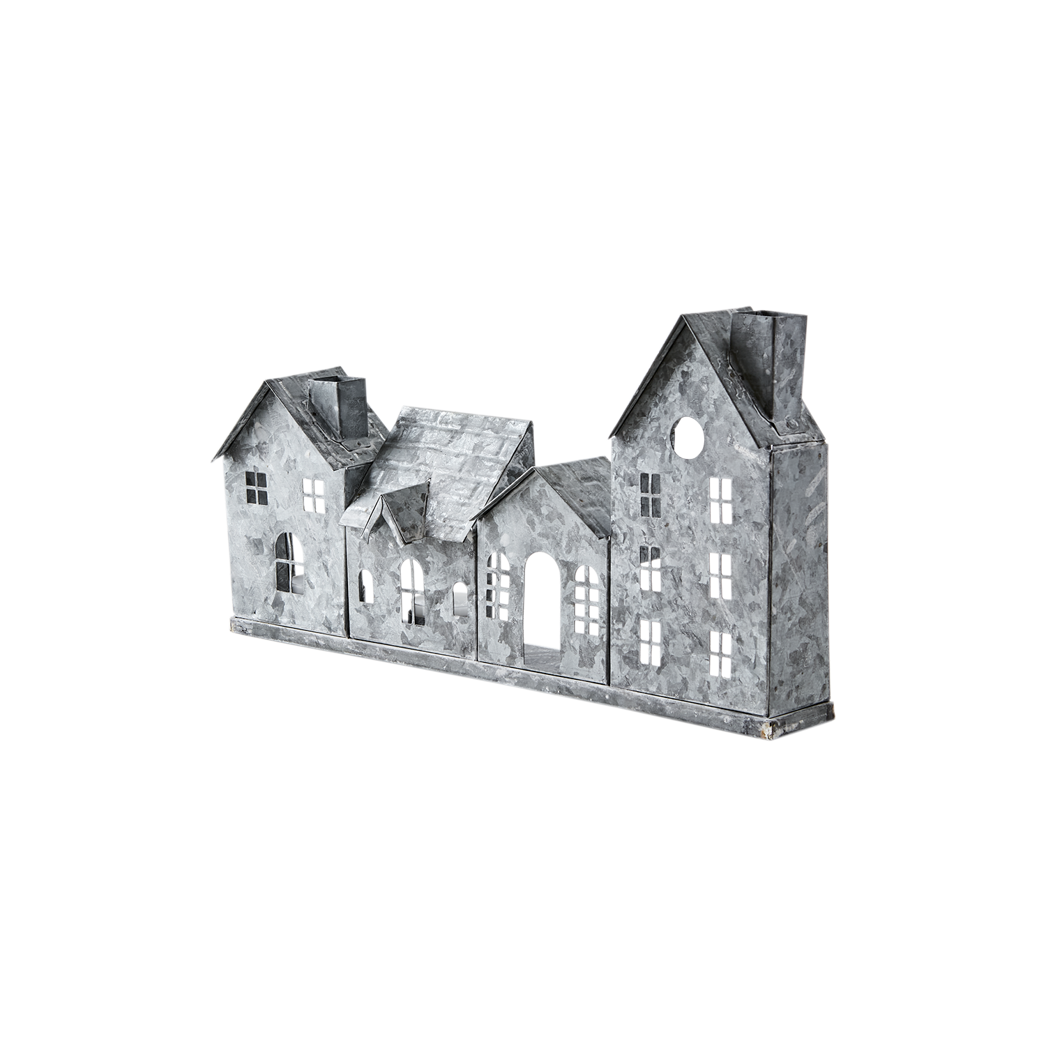 FENIX Ljuslykta hus Grå/vit L-37 hos Lilla Hem