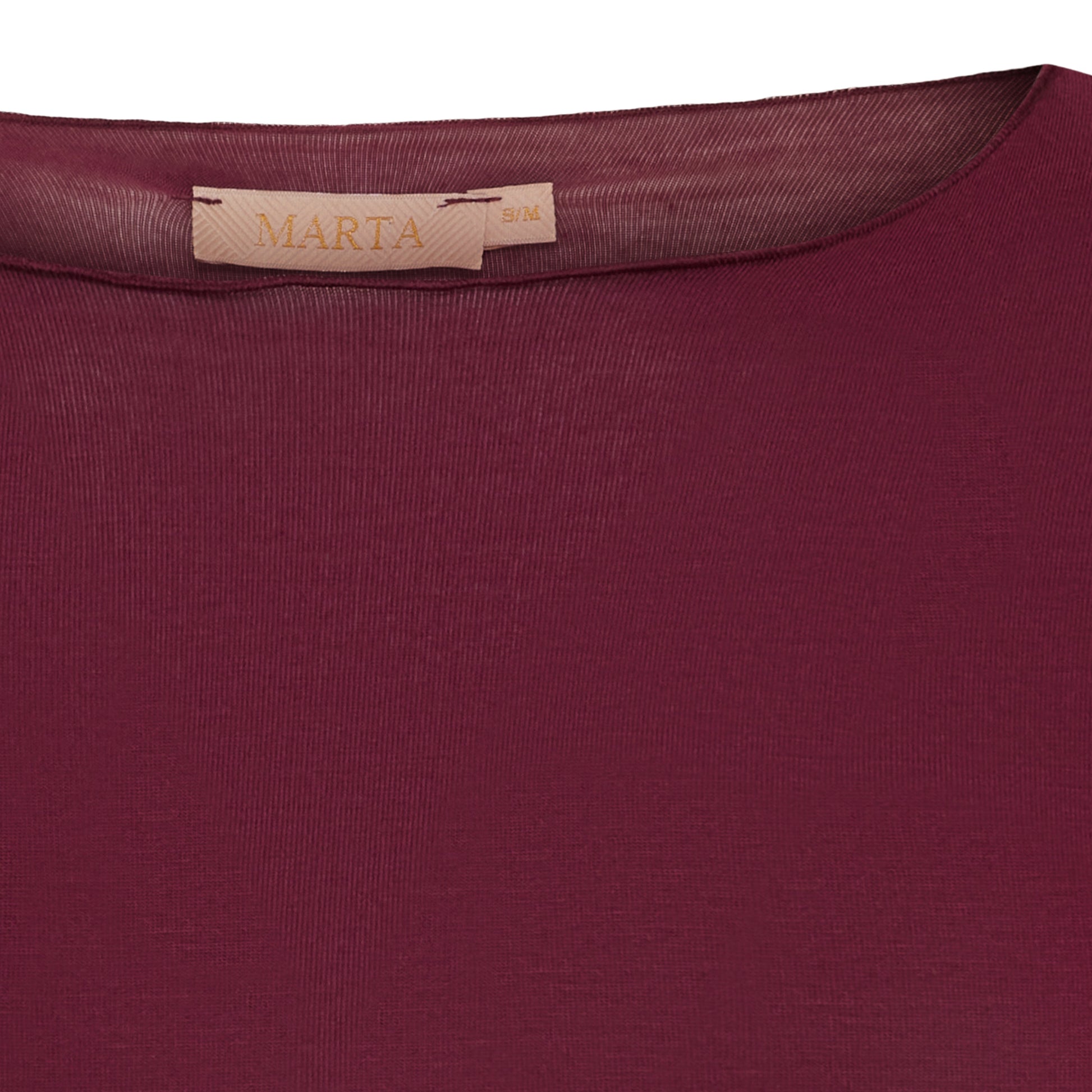 Mdcleonora T-Shirt Wine - MARTA du Chateau | Lilla Hem