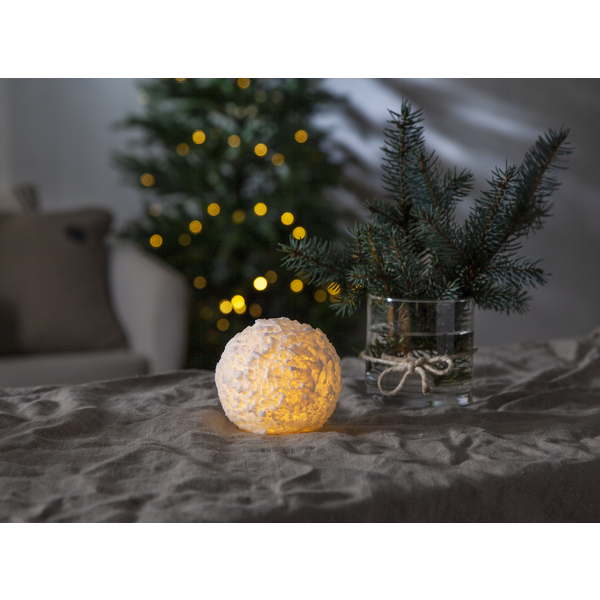 LED Blockljus Snowball - Star Trading | Lilla Hem