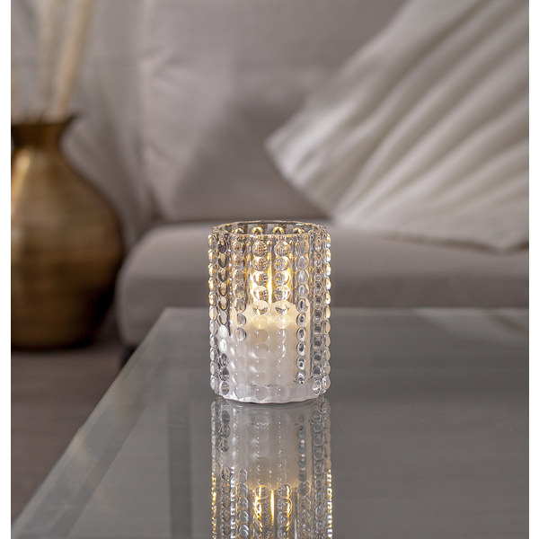 LED Ljus Klart glas Flamme Dotty - Star Trading hos Lilla Hem