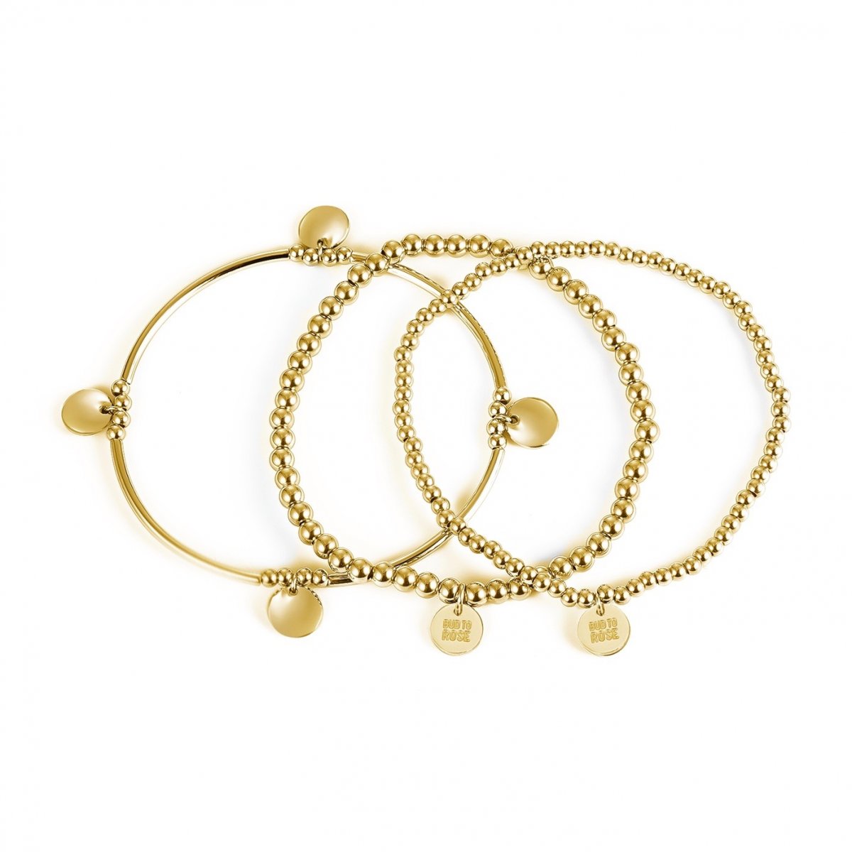 Capri 3-pack Bracelet Gold hos Lilla Hem