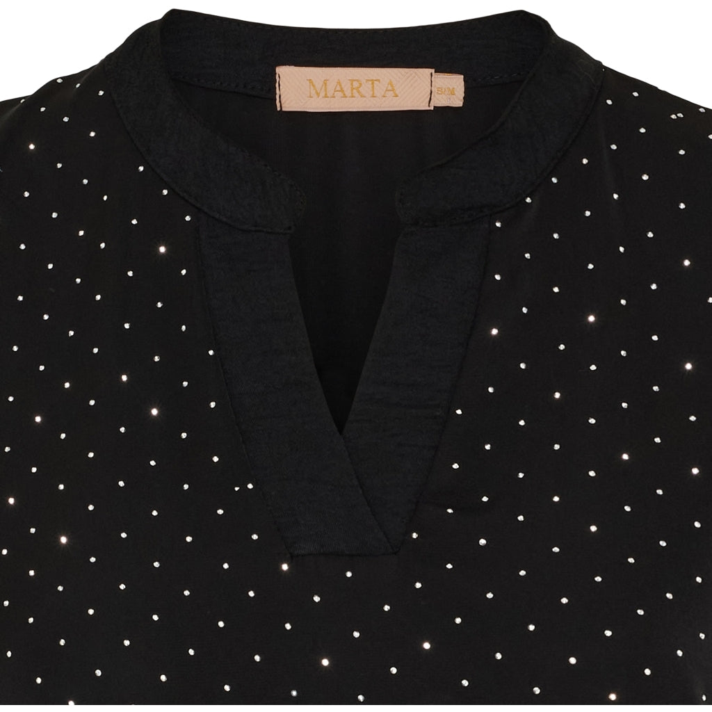 Mdccendrine Dress Black - MARTA du Chateau | Lilla Hem
