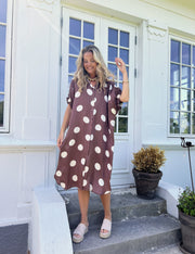 BCMABEL satin dress - Black Colour hos Lilla Hem