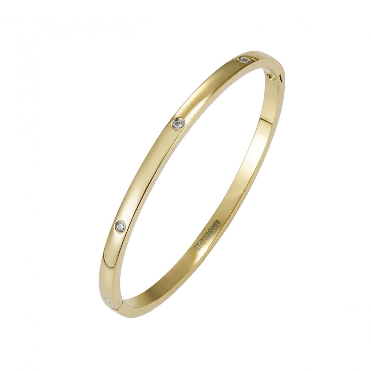 Celeste Bracelet Clear/Gold hos Lilla Hem