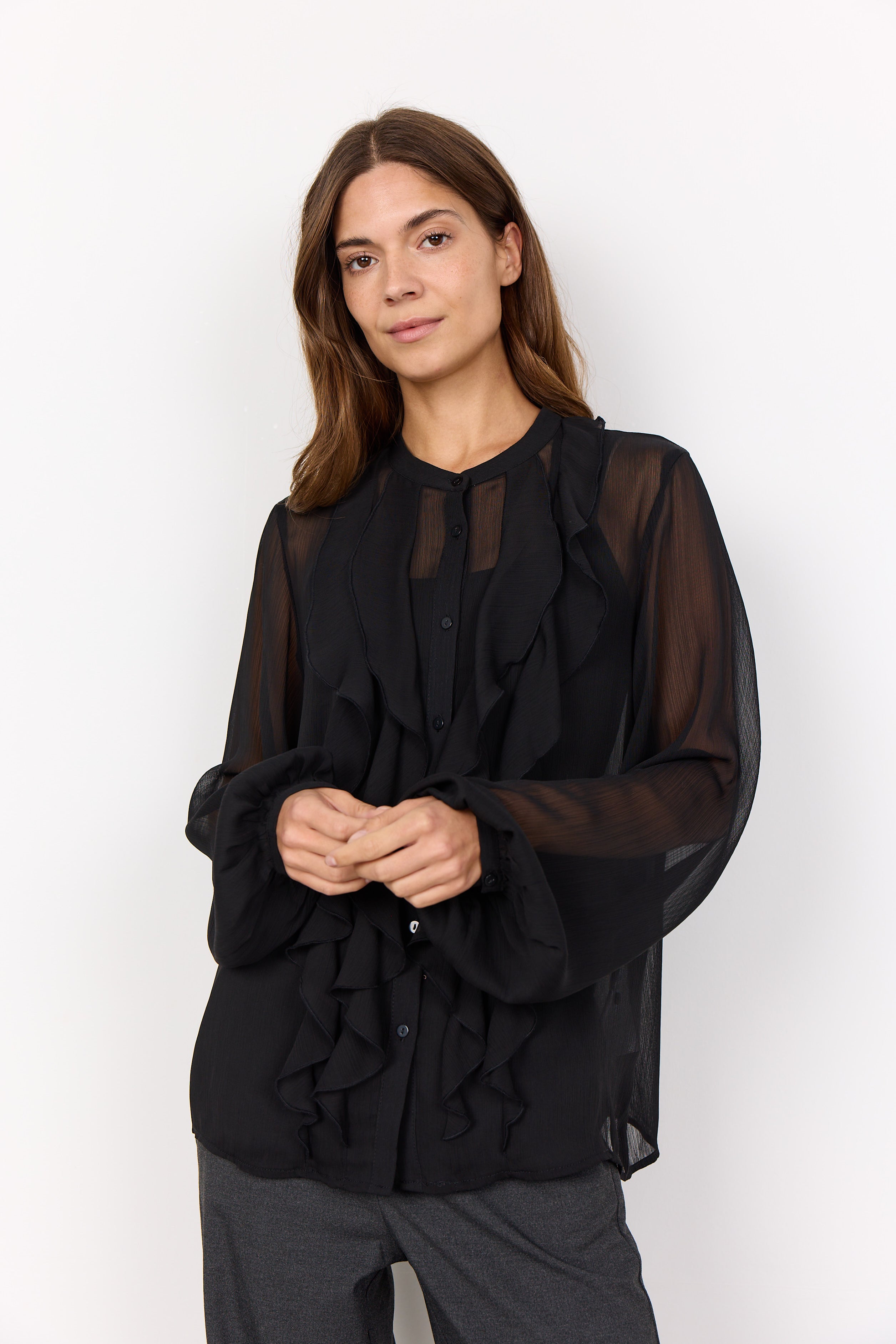 Blus SC-NAIA 1 9999 Black - Soya Concept | Lilla Hem