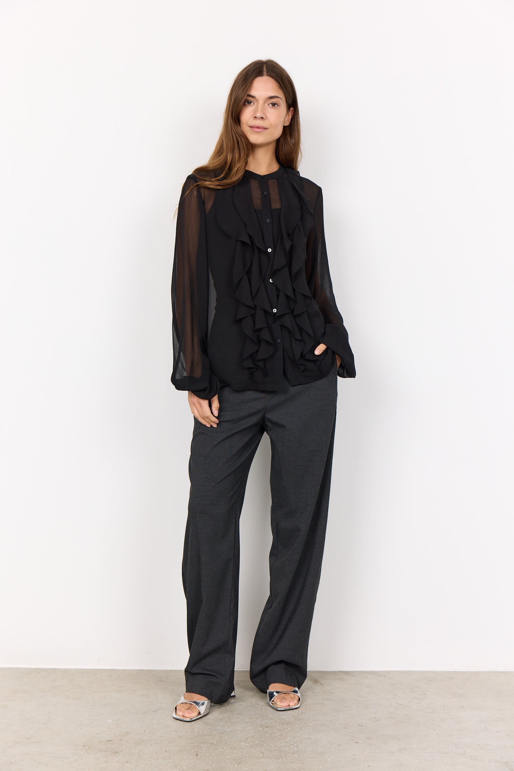 Blus SC-NAIA 1 9999 Black - Soya Concept | Lilla Hem