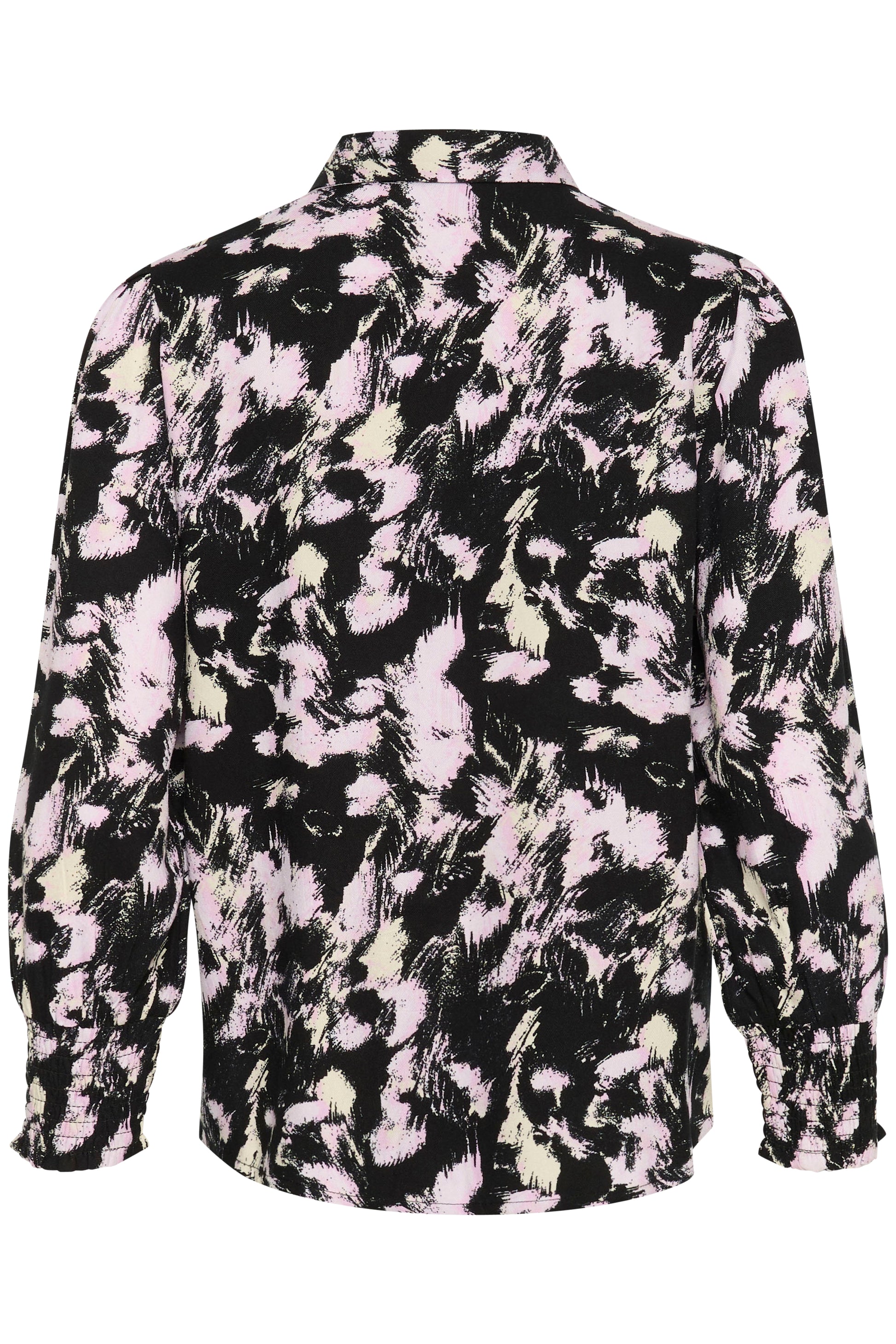 KAlura Shirt Black/Pink Graphic Strokes - KAFFE | Lilla Hem