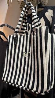 BCCOTTAGE striped bag OneSize Black - Black Colour hos Lilla Hem