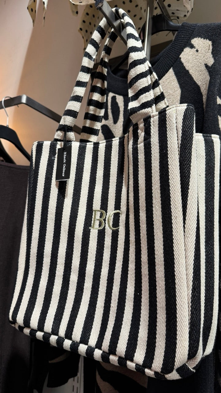 BCCOTTAGE striped bag OneSize Black - Black Colour hos Lilla Hem