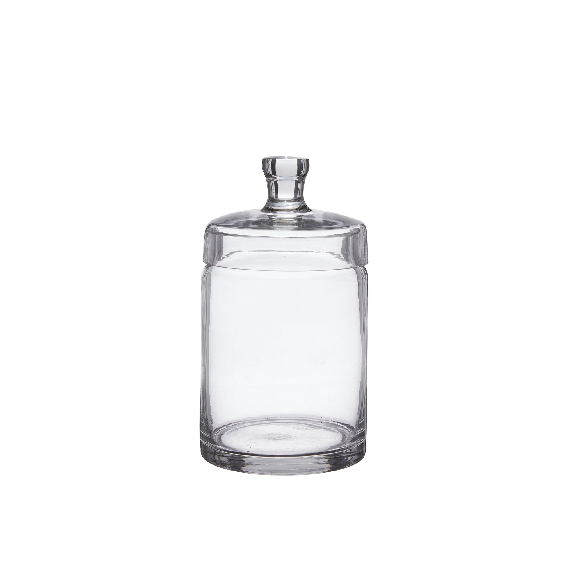 Glasburk med lock Klarglas 11x20cm - Wikholm Form hos Lilla Hem
