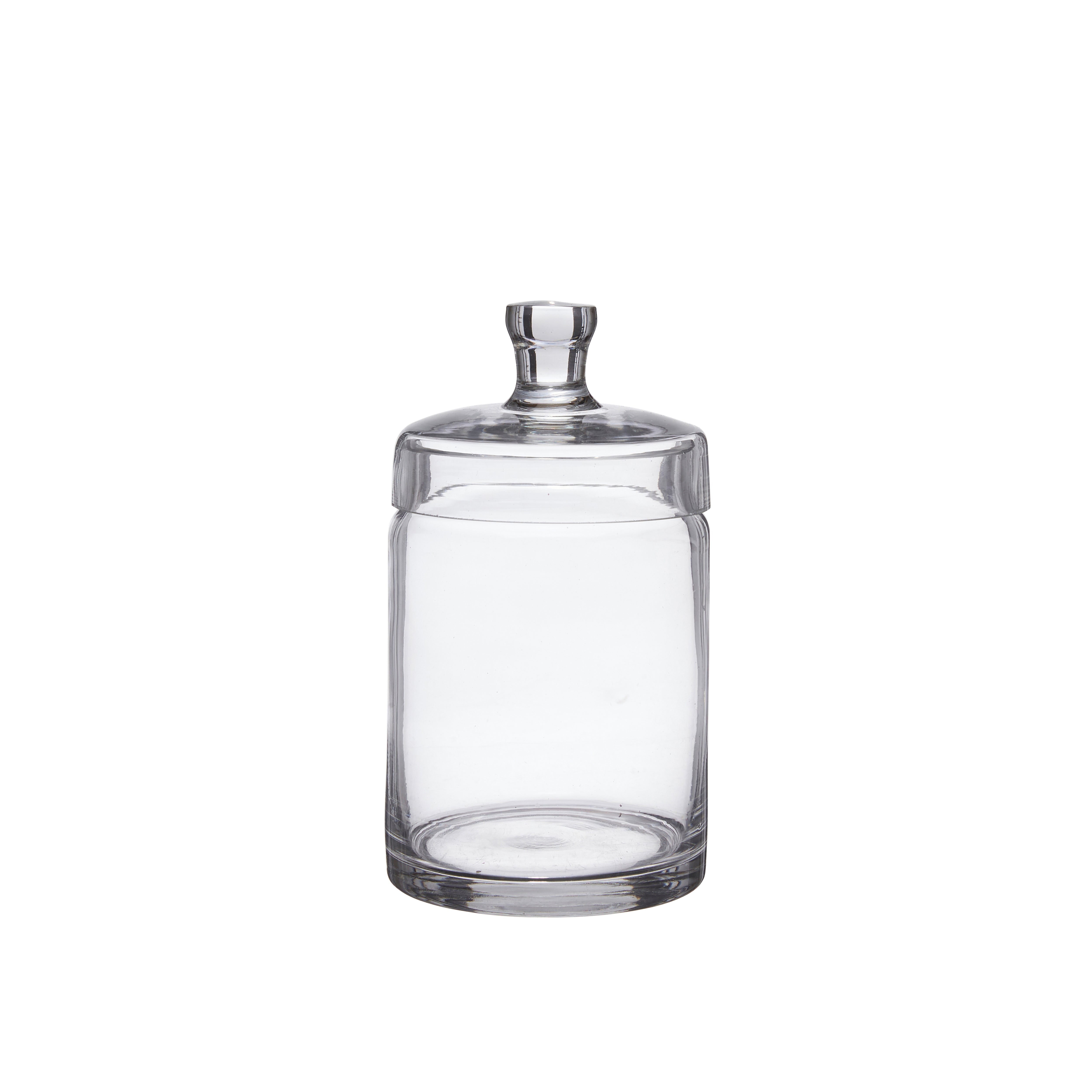 Glasburk med lock Klarglas 11x20cm - Wikholm Form hos Lilla Hem