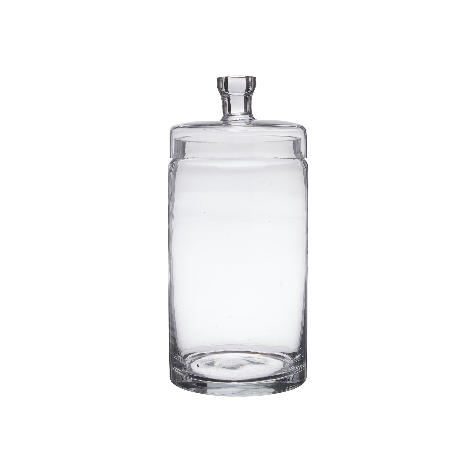 Glasburk med lock Klarglas 11x26cm - Wikholm Form hos Lilla Hem
