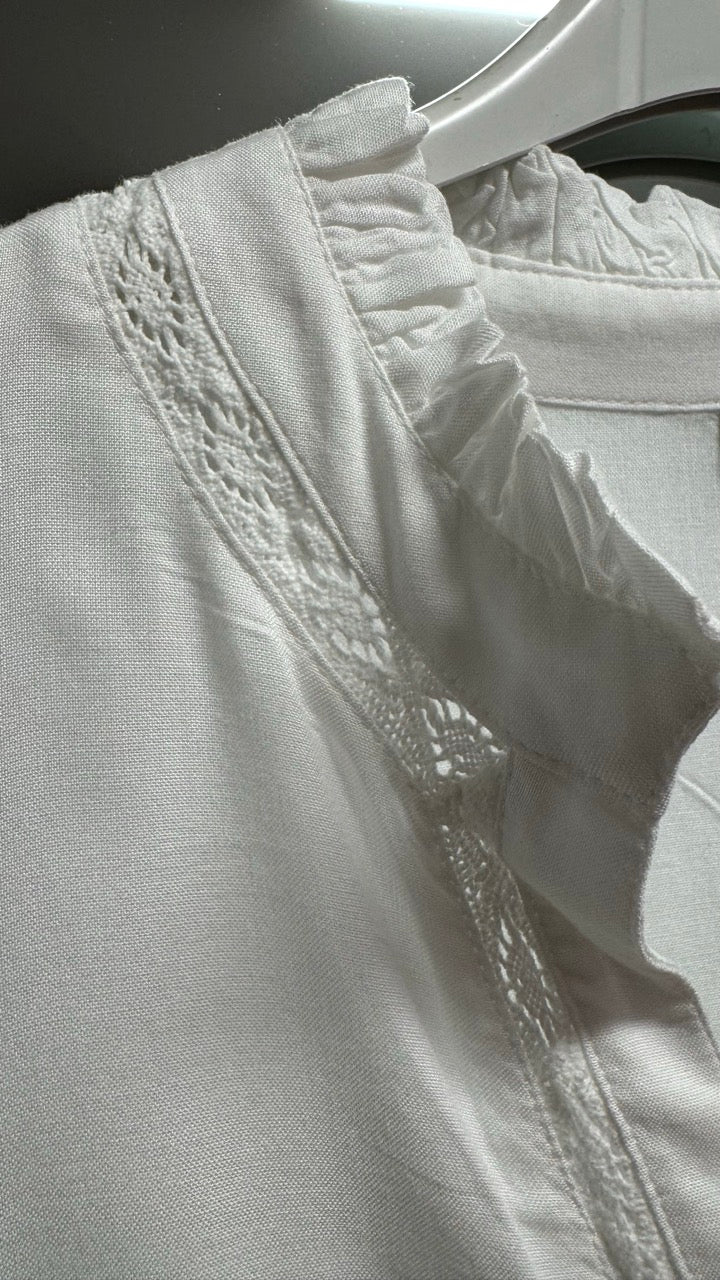KAmicka Blouse Chalk - KAFFE | Lilla Hem
